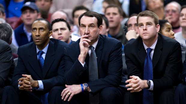 Duke basketball assistant Johnny Dawkins